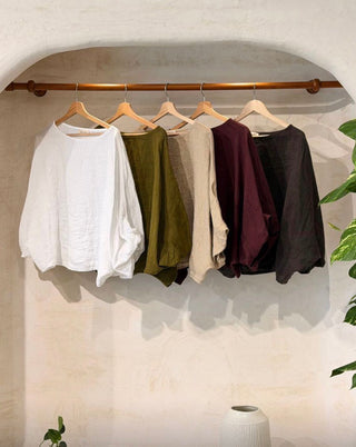 Selene Linen Top