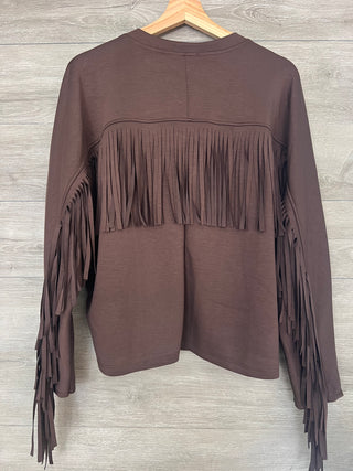 Teddy Fringe Sweater