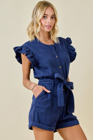 Betty Denim Romper