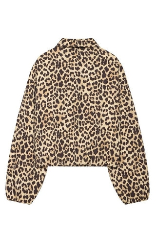 Leopard Bubble Jacket
