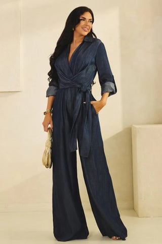 Agatha Denim Jumpsuit