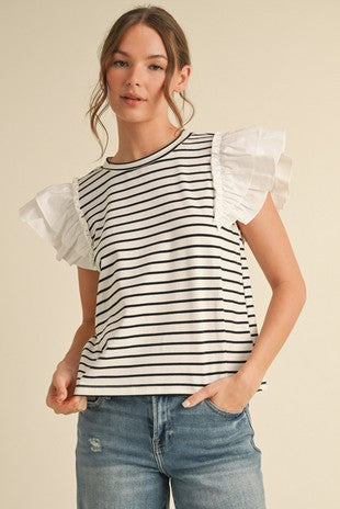 Monique Stripes Top