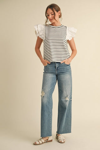 Monique Stripes Top
