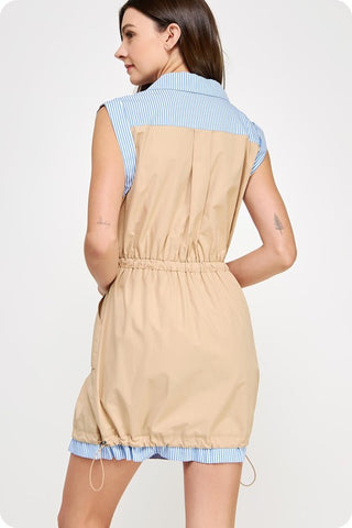 Leana Contrast Dress
