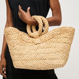 Edith Straw Tote Bag