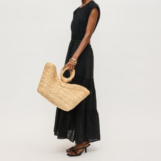 Edith Straw Tote Bag