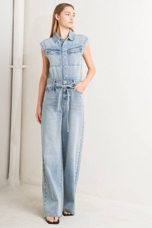 Adele Denim Jumpsuit