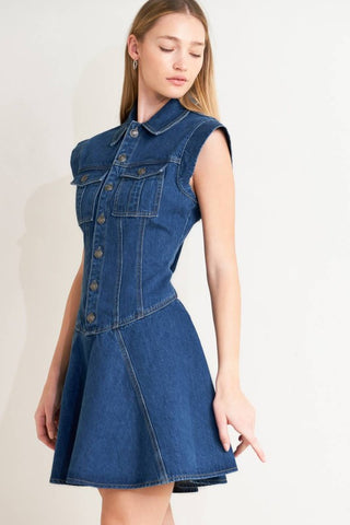 Lina Denim Dress