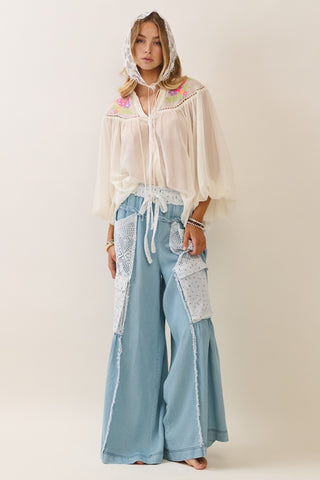 Gina Patch Crochet Pant