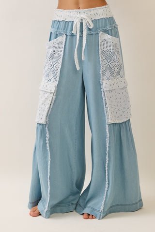 Gina Patch Crochet Pant