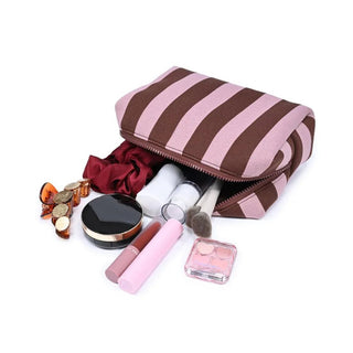 Essential Stripe Cosmetic Bag