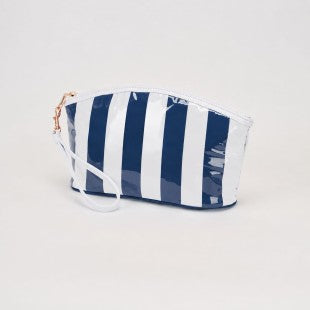 Sylvia Stripe Makeup Bag