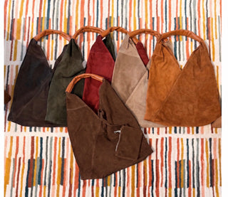 Zoe Suede Bag