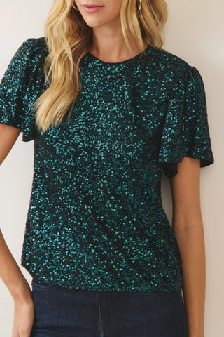 Gena Sequin Top