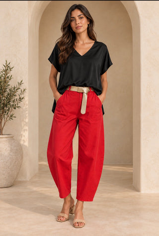 Camille Satin Top