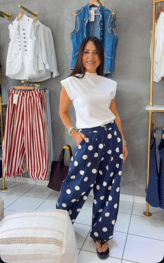 Polka Barrel Pant