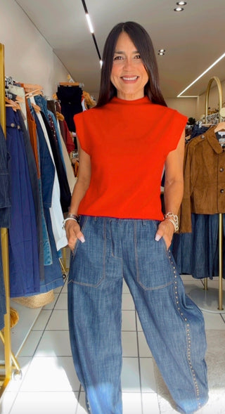 Eva Mock Neck