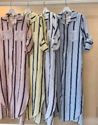 PREORDER Linda Striped Dress