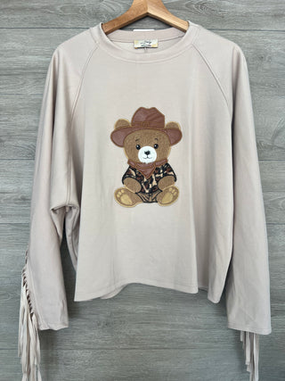 Teddy Fringe Sweater