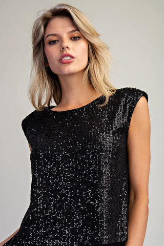 Valery Sequin Top