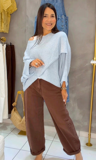 Pamela Barrel Pant