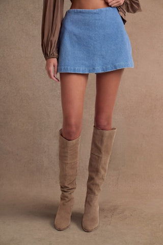 Noe Denim Skort