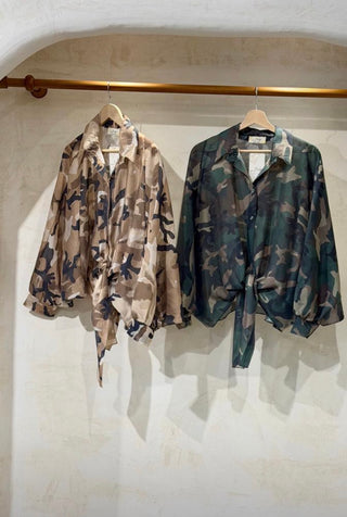 Gia Camo Top