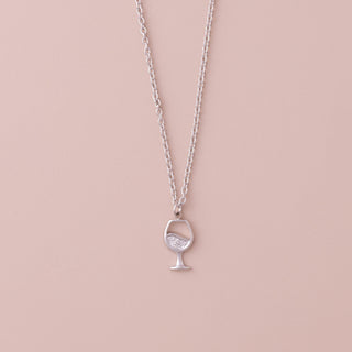 Wine Glass Necklace