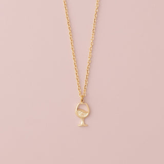 Wine Glass Necklace