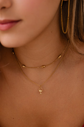 Wine Glass Necklace