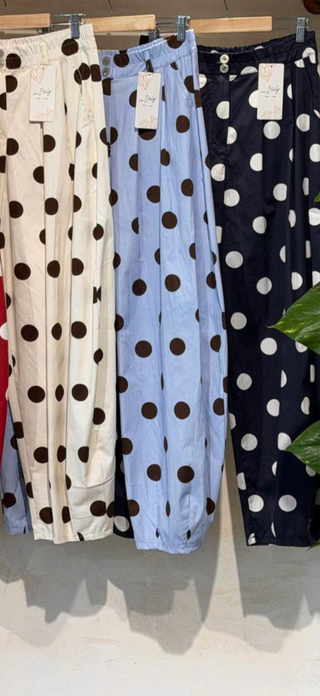 Polka Barrel Pant