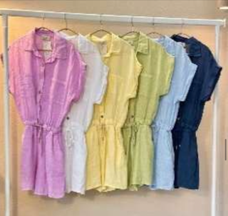 PREORDER Joa Linen Romper