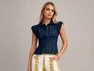 Gina Denim Top