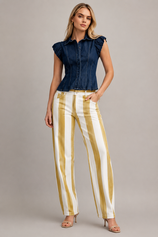 Vane Striped Jeans