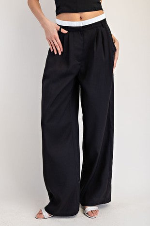 Katy Contrast Pant Set