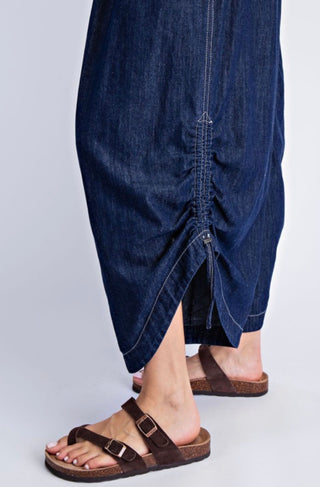 Kaeli Parachute Denim Jumpsuit