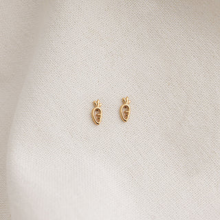 Carrot Stud Earrings