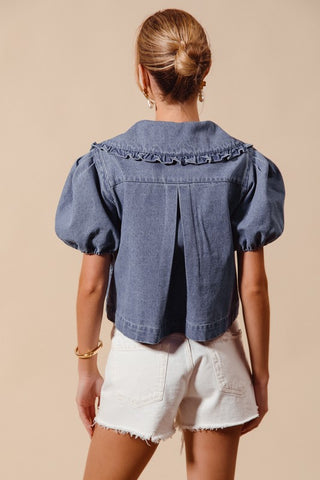 Luna Denim Top