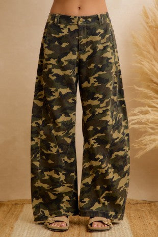 Bibi Camo Barrel Pant