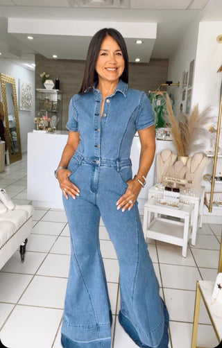 Amara Denim Jumsuit