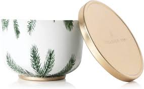 Frasier Fir Poured Candle Tin, Gold Lid