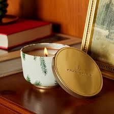 Frasier Fir Poured Candle Tin, Gold Lid