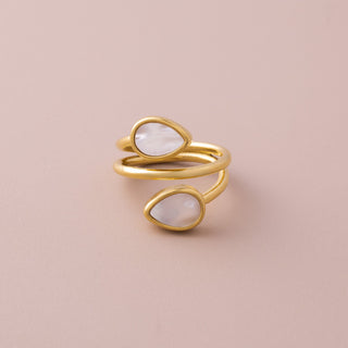 Oval Nacre Ring