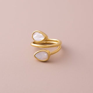 Oval Nacre Ring