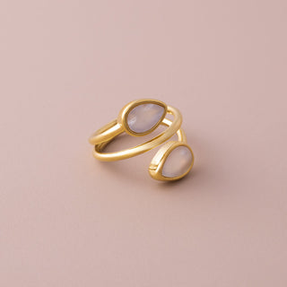 Oval Nacre Ring